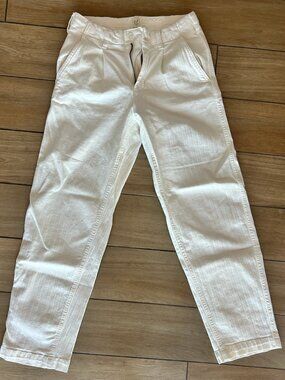 Gap x Doen white trousers, worn once